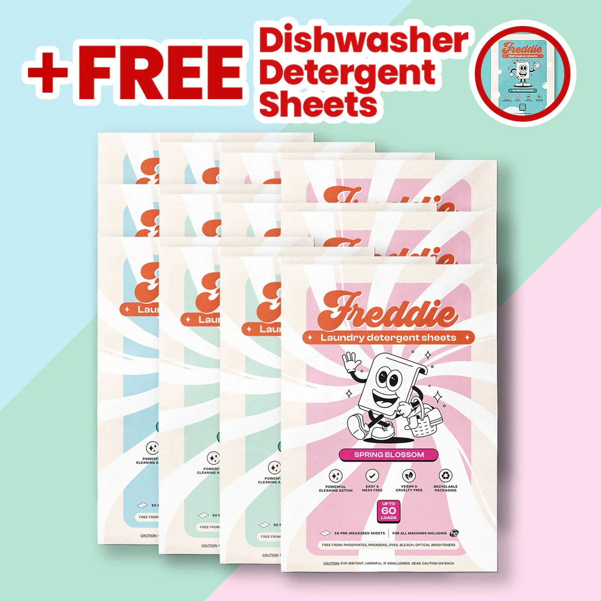 12x Laundry Detergent Sheets + Free 1x Dishwasher Detergent Sheets - Image 4