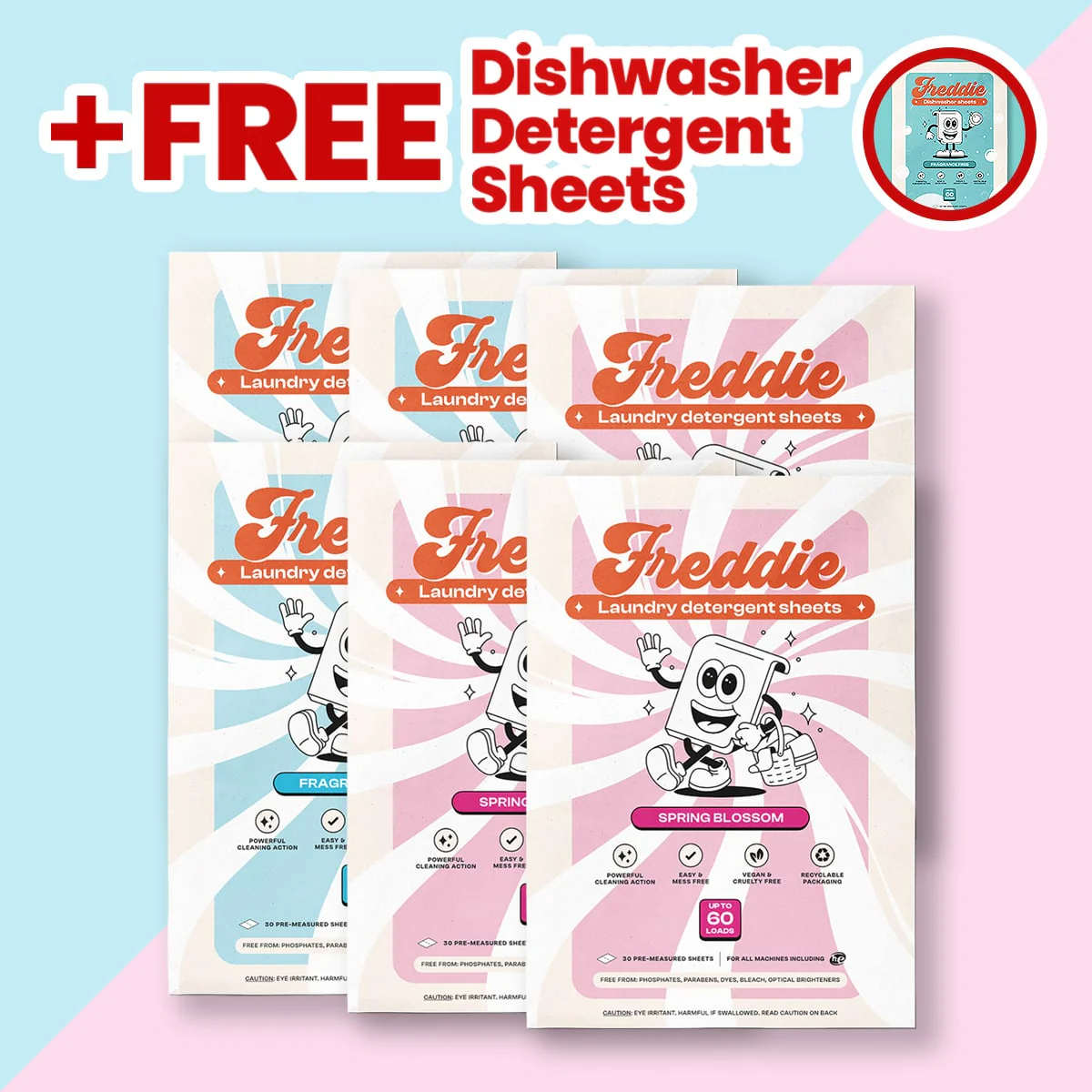 6x Laundry Detergent Sheets + Free 1x Dishwasher Detergent Sheets - Image 6