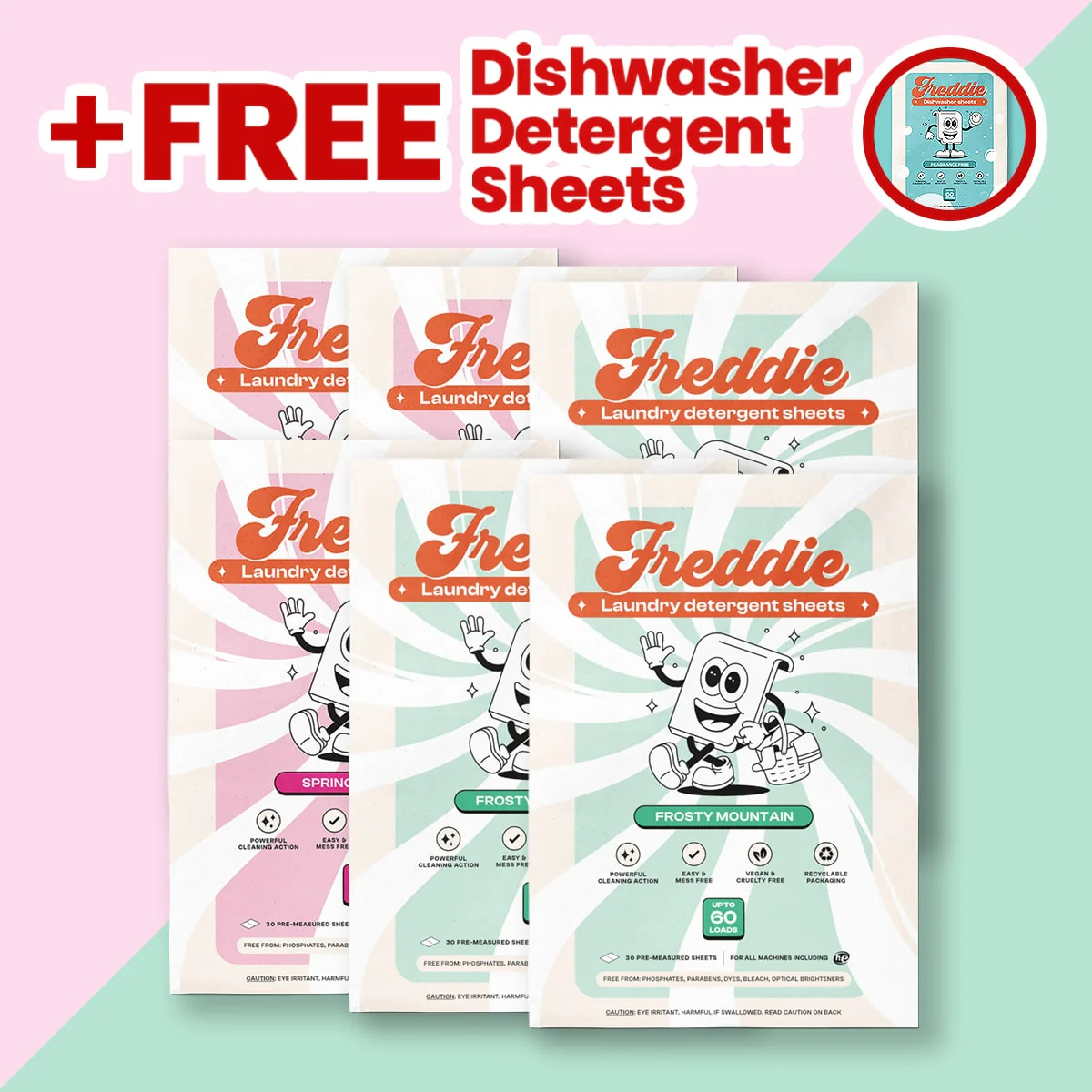6x Laundry Detergent Sheets + Free 1x Dishwasher Detergent Sheets - Image 7